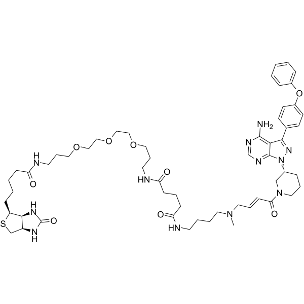 Ibrutinib-biotin(Synonyms: 依鲁替尼-生物素)