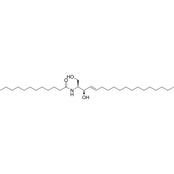 C12-Ceramide(Synonyms: N-Lauroyl-D-erythro-sphingosine;  N-Laurylsphingosine)