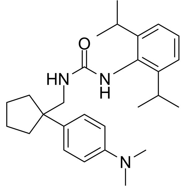 Nevanimibe Chemical Structure Nevanimibe(Synonyms: PD-132301; ATR-101)