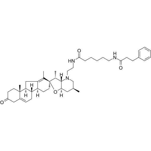 KAAD-Cyclopamine Chemical Structure KAAD-Cyclopamine(Synonyms: Cyclopamine-KAAD)