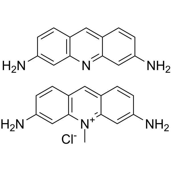Acriflavine(Synonyms: 吖啶黄; Acriflavinium chloride 3,6-Acridinediamine mix)