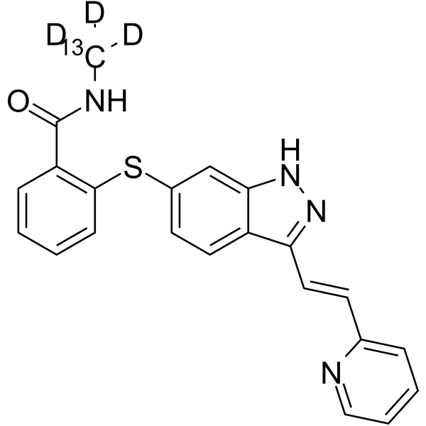 Axitinib 13CD3(Synonyms: AG-013736 13CD3)