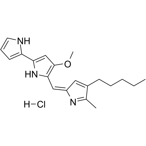 Prodigiosin hydrochloride(Synonyms: Prodigiosine hydrochloride)