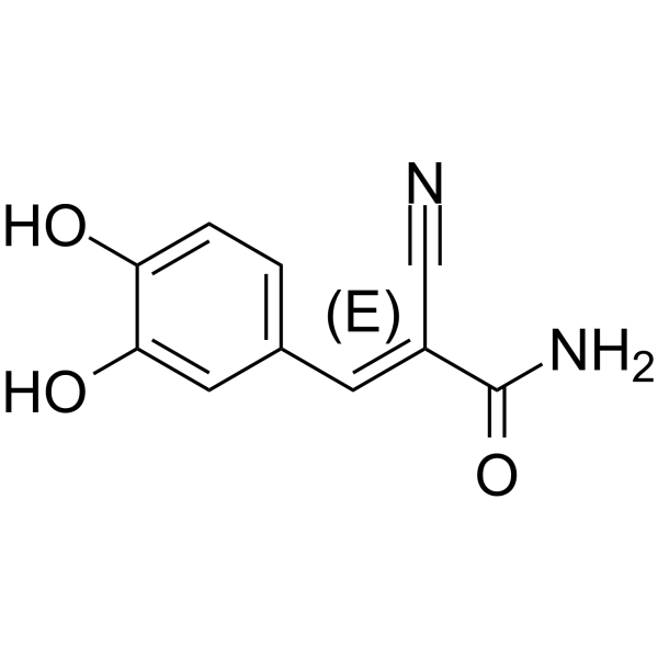 (E)-AG 99 Chemical Structure (E)-AG 99(Synonyms: (E)-Tyrphostin 46; (E)-Tyrphostin AG 99)