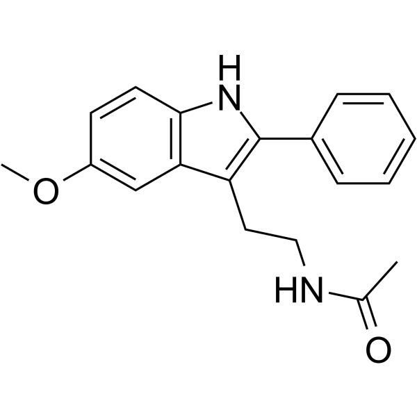 UCM 608 Chemical Structure UCM 608(Synonyms: 2-Phenylmelatonin)
