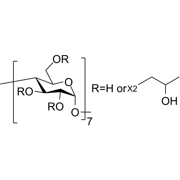 (2-Hydroxypropyl)-β-cyclodextrin(Synonyms: 羟丙基-β-环糊精; Hydroxypropyl betadex;  Hydroxypropyl-β-cyclodextrin;  HP-β-CD)