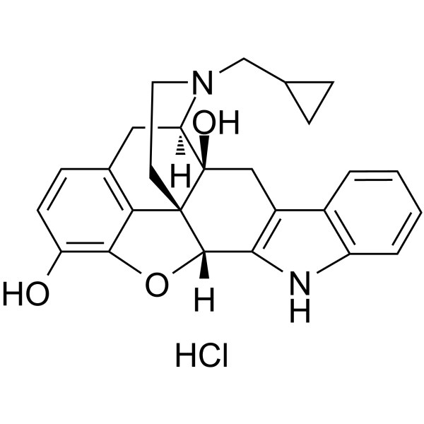Naltrindole hydrochloride Chemical Structure Naltrindole hydrochloride(Synonyms: 纳曲吲哚盐酸盐)
