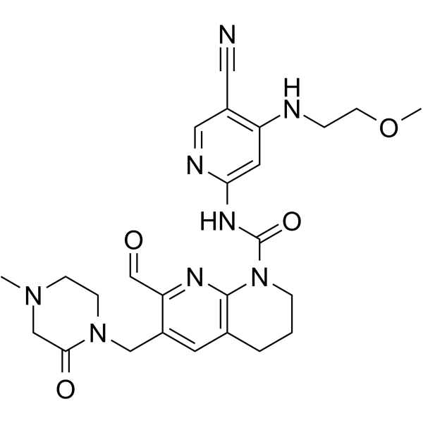 Roblitinib Chemical Structure Roblitinib(Synonyms: FGF-401)