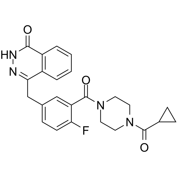 Olaparib(Synonyms: 奥拉帕尼; AZD2281;  KU0059436)