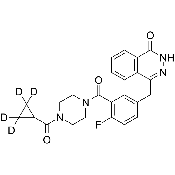 Olaparib-d4-1(Synonyms: AZD2281-d4-1;  KU0059436-d4-1)