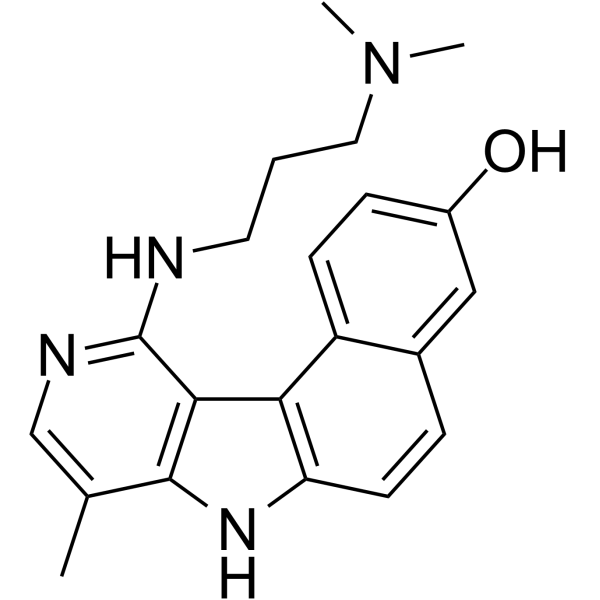 Intoplicine Chemical Structure Intoplicine(Synonyms: 茚托利辛; RP 60475)