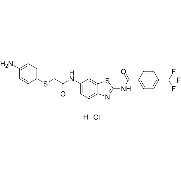 ZM223 hydrochloride Chemical Structure ZM223 hydrochloride