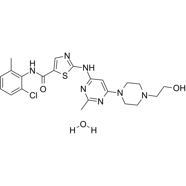 Dasatinib monohydrate(Synonyms: BMS-354825 monohydrate)