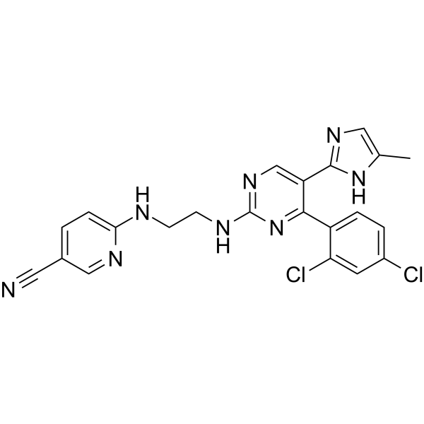 Laduviglusib Chemical Structure Laduviglusib(Synonyms: CHIR-99021; CT99021)