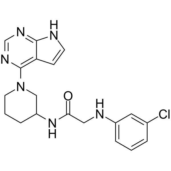 BTK IN-1 Chemical Structure BTK IN-1(Synonyms: SNS062 analog)