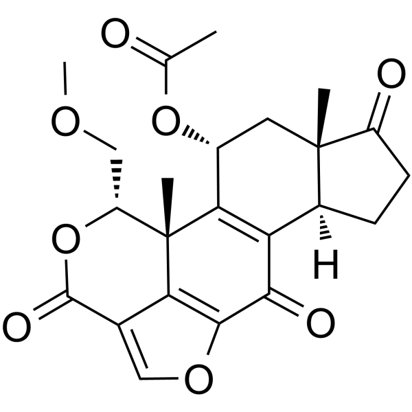 Wortmannin Chemical Structure Wortmannin(Synonyms: 渥曼青霉素; SL-2052; KY-12420)