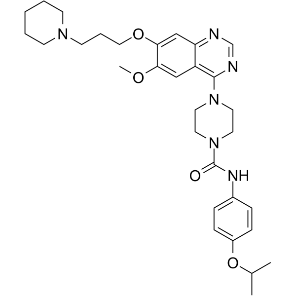Tandutinib(Synonyms: 坦度替尼; MLN518;  CT53518)