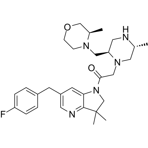 XIAP/cIAP1 antagonist-1 Chemical Structure XIAP/cIAP1 antagonist-1
