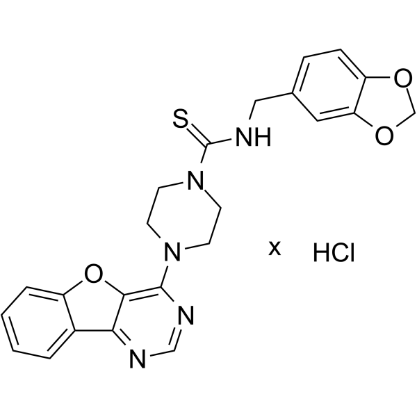 Amuvatinib hydrochloride(Synonyms: MP470 hydrochloride;  HPK 56 hydrochloride)