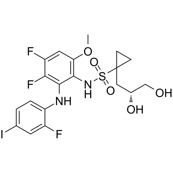 Refametinib (R enantiomer)(Synonyms: BAY 869766 R enantiomer;  RDEA119 R enantiomer)
