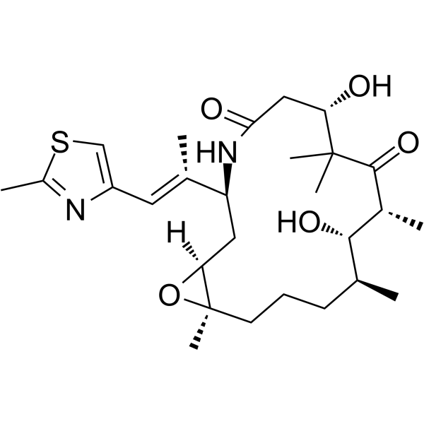 Ixabepilone(Synonyms: 伊沙匹隆; BMS-247550;  Aza-epothilone B)
