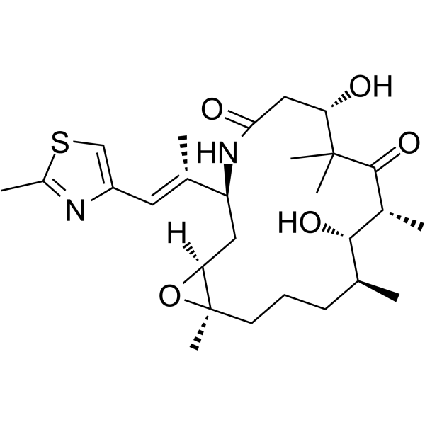 Ixabepilone Chemical Structure Ixabepilone(Synonyms: 伊沙匹隆; BMS-247550; Aza-epothilone B)