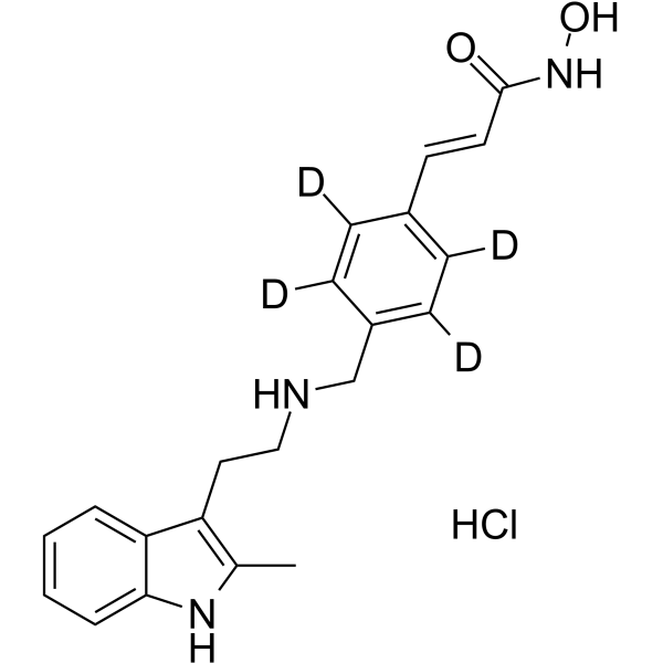 Panobinostat-d4 hydrochloride(Synonyms: LBH589-d4 hydrochloride; NVP-LBH589-d4 hydrochloride)