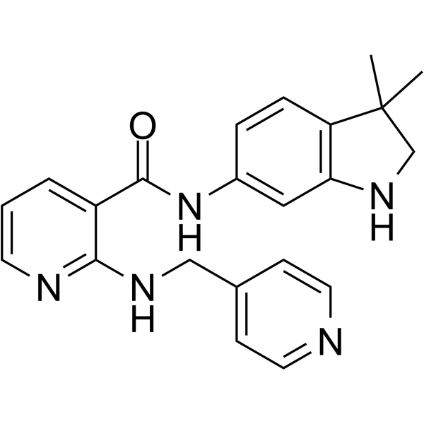 Motesanib(Synonyms: 莫替沙尼; AMG 706)