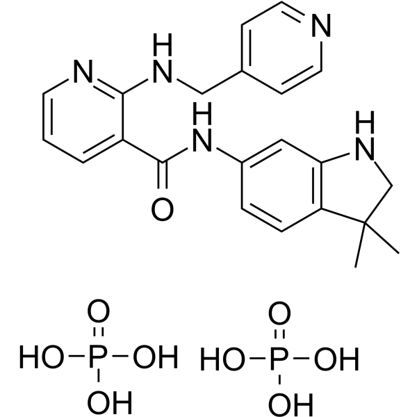 Motesanib Diphosphate(Synonyms: AMG 706 Diphosphate)