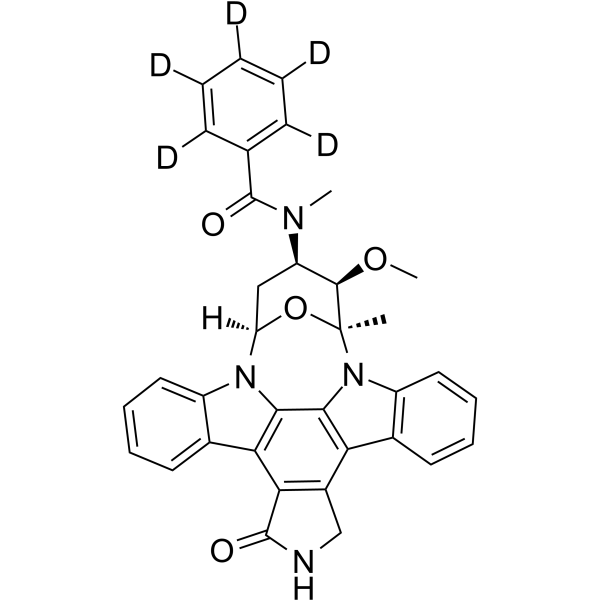 Midostaurin-d5(Synonyms: PKC412-d5;  CGP 41251-d5)