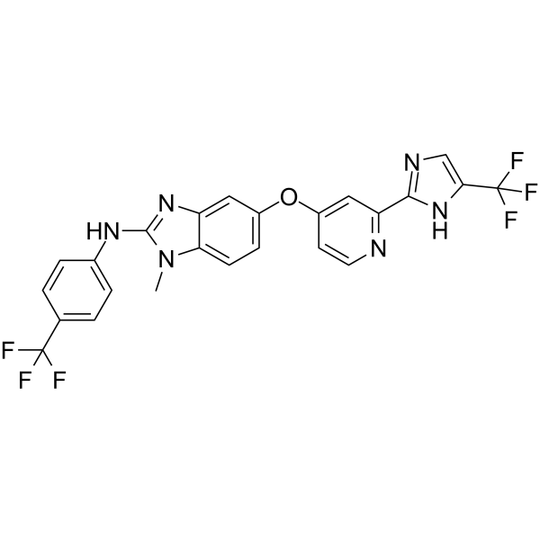 RAF265 Chemical Structure RAF265(Synonyms: CHIR-265)