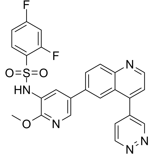 Omipalisib Chemical Structure Omipalisib(Synonyms: GSK2126458; GSK458)
