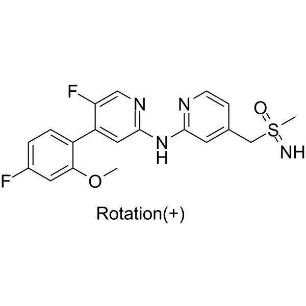 (+)-Enitociclib Chemical Structure (+)-Enitociclib(Synonyms: (+)-BAY-1251152; (+)-VIP152)