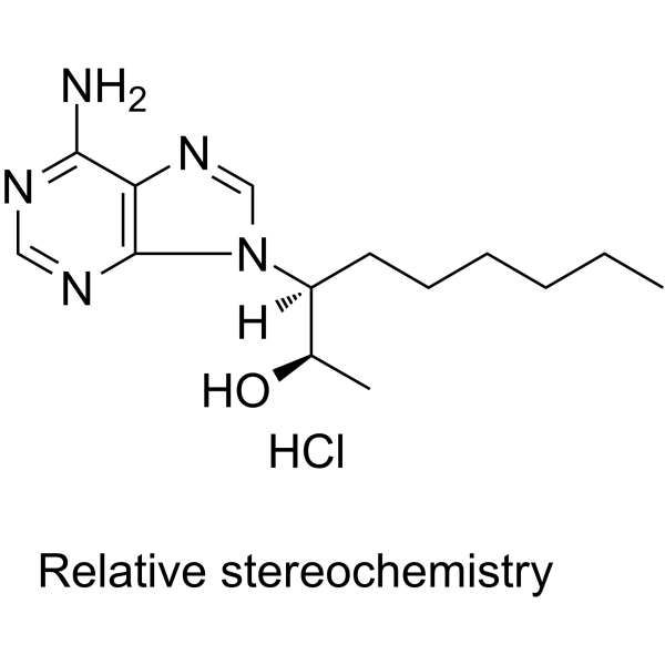 EHNA hydrochloride(Synonyms: 外消旋-9-(2-羟基-3-壬基)腺嘌呤盐酸盐)