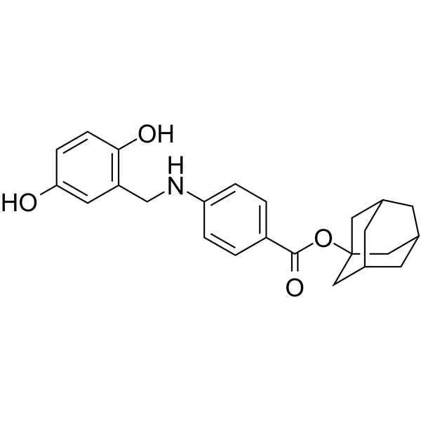 Adaphostin Chemical Structure Adaphostin(Synonyms: NSC 680410)