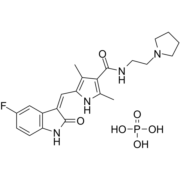 Toceranib phosphate(Synonyms: SU11654 phosphate; PHA 291639E phosphate)