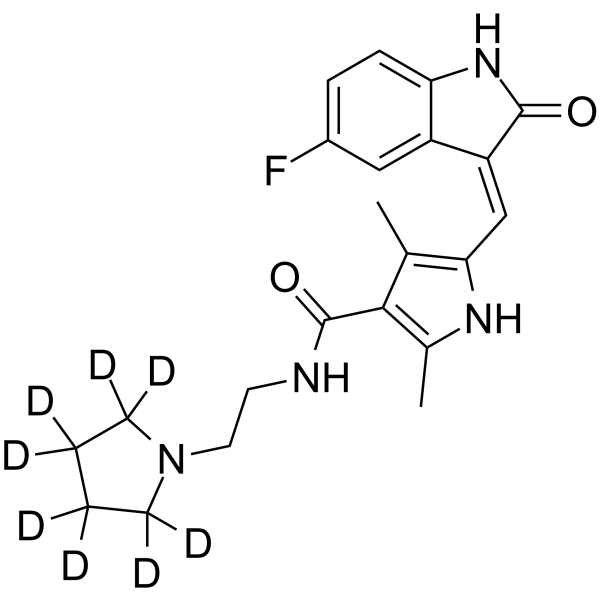 Toceranib-d8(Synonyms: 托西尼布 d8)