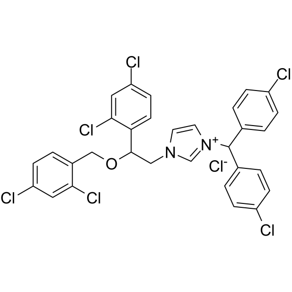 Calmidazolium chloride Chemical Structure Calmidazolium chloride(Synonyms: R 24571)