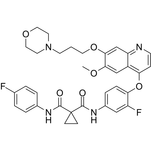 Foretinib Chemical Structure Foretinib(Synonyms: XL880; GSK1363089; GSK089; EXEL-2880)