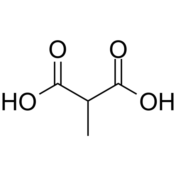 Methylmalonic acid(Synonyms: Methylpropanedioic acid;  Methylmalonate)