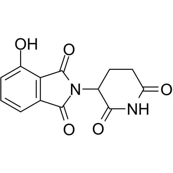 Thalidomide-4-OH Chemical Structure Thalidomide-4-OH(Synonyms: Cereblon ligand 2; E3 ligase Ligand 2)