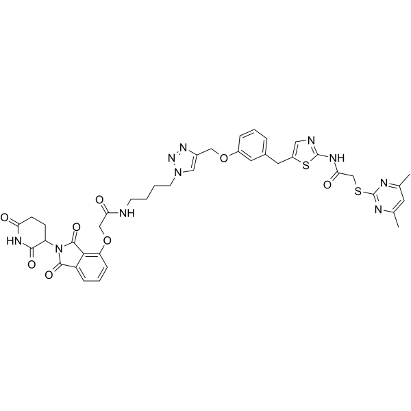 PROTAC Sirt2 Degrader-1 Chemical Structure PROTAC Sirt2 Degrader-1