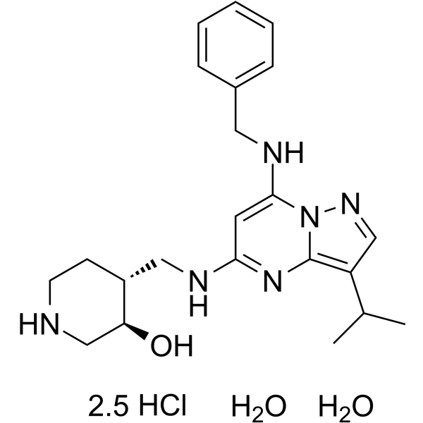 Samuraciclib hydrochloride hydrate(Synonyms: CT7001 hydrochloride hydrate; ICEC0942 hydrochloride hydrate)