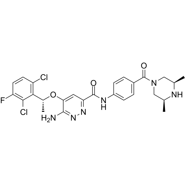 Ensartinib Chemical Structure Ensartinib(Synonyms: X-396)