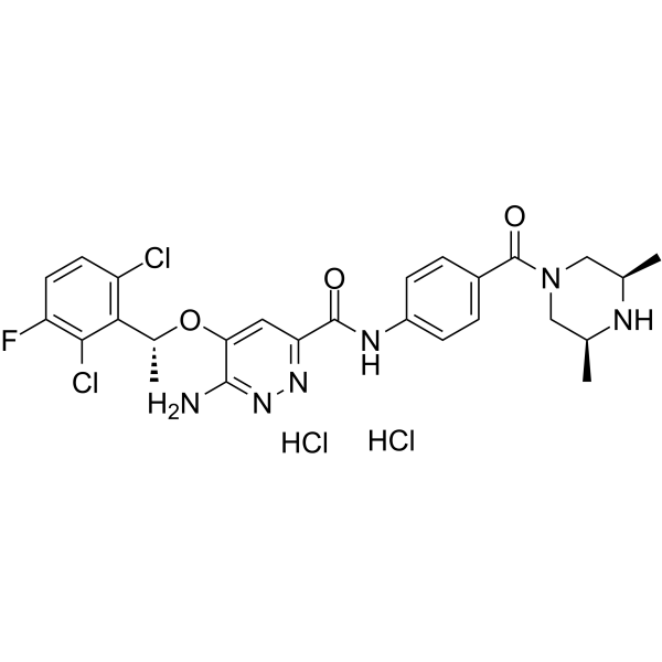 Ensartinib dihydrochloride(Synonyms: X-396 dihydrochloride)
