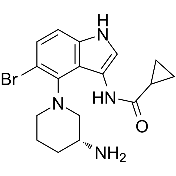 CHK1 inhibitor Chemical Structure CHK1 inhibitor(Synonyms: GDC-0575 analog)