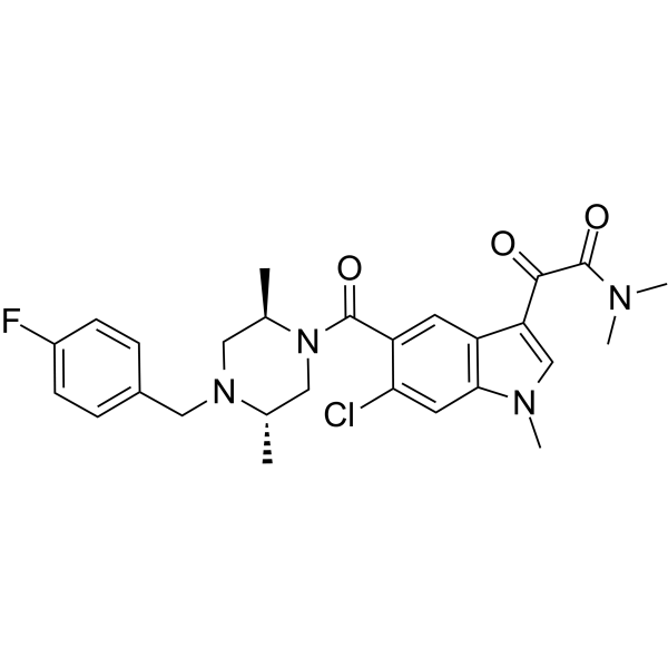Talmapimod Chemical Structure Talmapimod(Synonyms: 他匹莫德; SCIO-469)