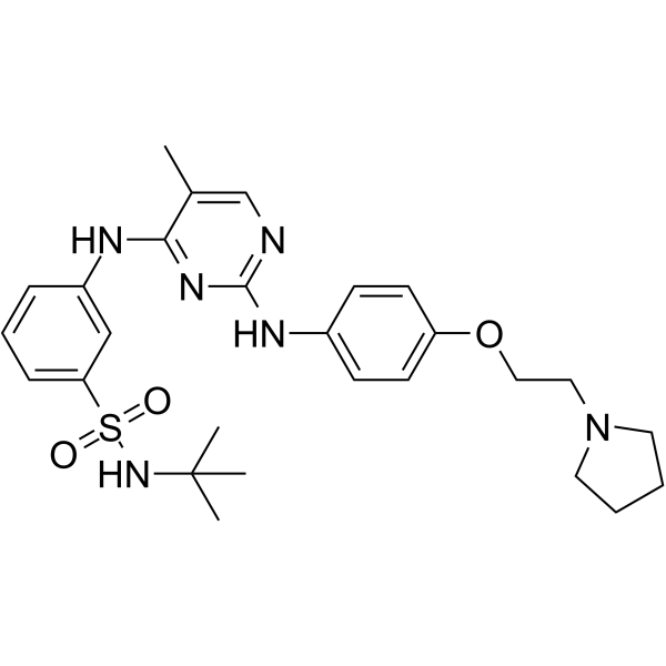 Fedratinib(Synonyms: TG-101348;  SAR 302503)