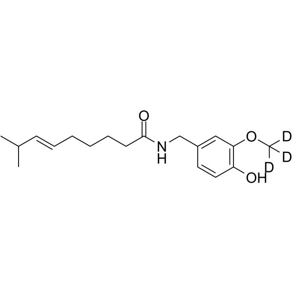 Capsaicin-d3(Synonyms: (E)-Capsaicin-d3)