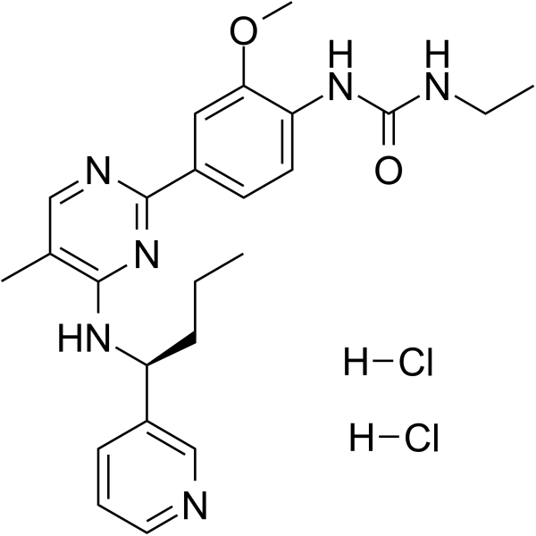 Lexibulin dihydrochloride(Synonyms: CYT-997 dihydrochloride)